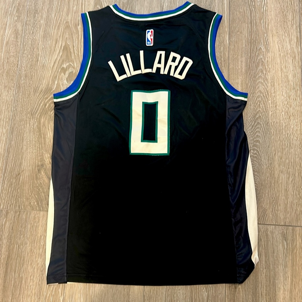 Authentic Brand New Nike Bucks Lillard Jersey